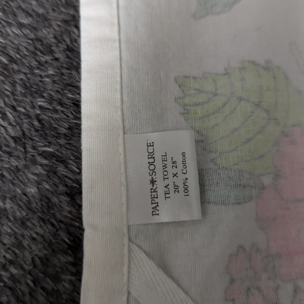 Paper Source Day of the dead tea towel
